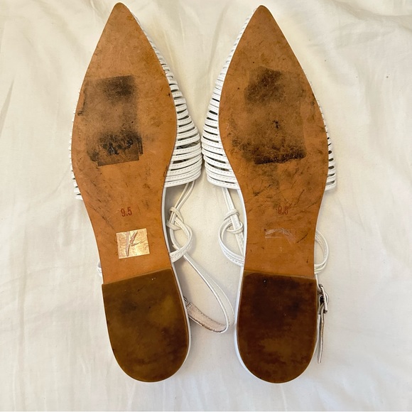 Jeffrey Campbell White Leather Myron Pointed toe flats - Picture 6 of 10